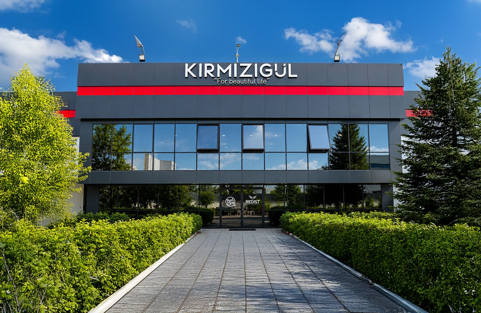 Kırmızıgül Kozmetik fabrika girişi